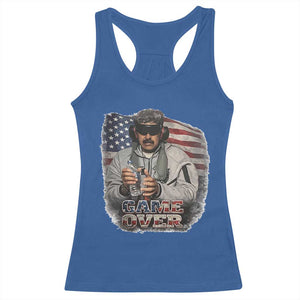 Game Over Maduro Dictator Racerback Tank Top Political Justice American Flag Politics Satire TS02 Royal Blue Print Your Wear