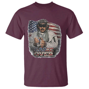 Game Over Maduro Dictator T Shirt Political Justice American Flag Politics Satire TS02 Maroon Print Your Wear