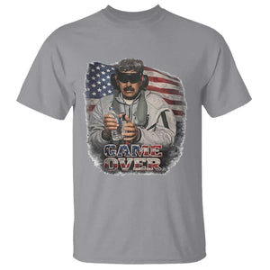 Game Over Maduro Dictator T Shirt Political Justice American Flag Politics Satire TS02 Sport Gray Print Your Wear
