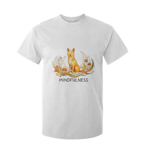 Mindful Aloka the Dog Mindfulness T Shirt For Kid Zen Lotus Spiritual Calm TS02 White Print Your Wear