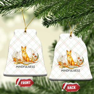 Mindful Aloka the Dog Mindfulness Ceramic Ornament Zen Lotus Spiritual Calm TS02 Print Your Wear