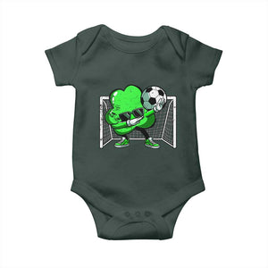 Funny Soccer Shamrock Baby Onesie Dabbing Player St. Patrick's Day TS02 Print Your Wear