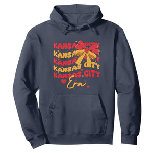 Groovy In My Kansas City Era Hoodie Retro Coquette Bow TS02 Navy Print Your Wear