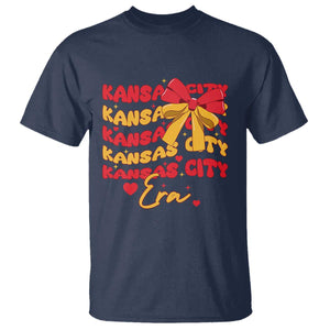 Groovy In My Kansas City Era T Shirt Retro Coquette Bow TS02 Navy Print Your Wear