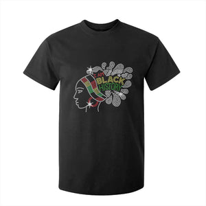 I Am Black History T Shirt For Kid Black Girl Sparkling Bling TS02 Black Print Your Wear