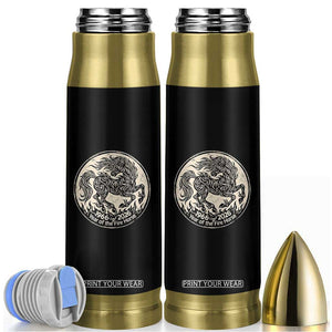 Year of the Fire Horse 1966 2026 Graphic Bullet Tumbler 60 Years Chinese Zodiac Horse Vintage Style TS02 Black Print Your Wear