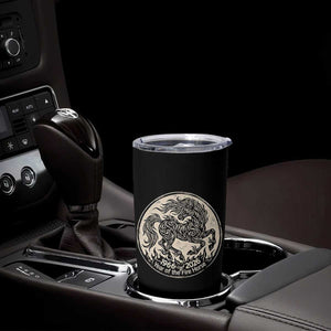 Year of the Fire Horse 1966 2026 Graphic Tumbler Cup 60 Years Chinese Zodiac Horse Vintage Style TS02 Print Your Wear