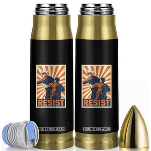 Resist Marine Veteran Political Protest Bullet Tumbler America First Anti War TS02 Black Print Your Wear