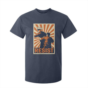 Resist Marine Veteran Political Protest T Shirt For Kid America First Anti War TS02 Navy Print Your Wear