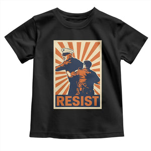 Resist Marine Veteran Political Protest Toddler T Shirt America First Anti War TS02 Black Print Your Wear
