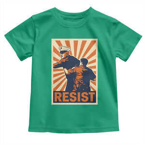 Resist Marine Veteran Political Protest Toddler T Shirt America First Anti War TS02 Irish Green Print Your Wear