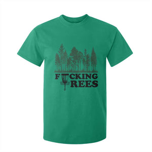 Funny Forest Disc Golf Humor Fcking Trees T Shirt For Kid TS02 Irish Green Print Your Wear