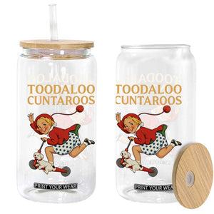Toodaloo Cuntaroos Funny Offensive Retro Goodbye Glass Can Vintage Scooter Girl Cartoon Edgy Adult Humor TS02 Print Your Wear