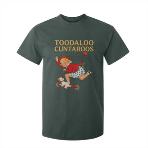 Toodaloo Cuntaroos Funny Offensive Retro Goodbye T Shirt For Kid Vintage Scooter Girl Cartoon Edgy Adult Humor TS02 Dark Forest Green Print Your Wear