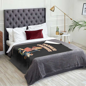 Toodaloo Cuntaroos Retro Scooter Girl Throw Blanket Funny Offensive Retro Goodbye Meme Dark Humor TS02 Print Your Wear
