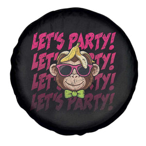 Lets Party Monkey Baseball Spare Tire Cover Funny Ball Party Game Day Fans TS02 Print Your Wear