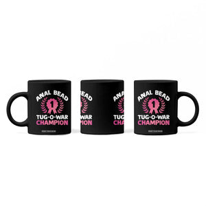 Anal Bead Tug O War Champion Funny Offensive Coffee Mug Inappropriate Adult Humor Pink TS02 Print Your Wear