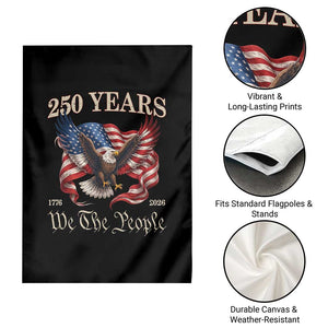 250 Years of Liberty American Semiquincentennial Garden Flag We The People Patriotic Eagle Heritage 1776 2026 TS02 Print Your Wear