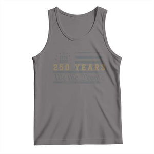 250 Years of Freedom American Flag Vintage Tank Top 1776-2026 We The People Patriotic Heritage TS02 Deep Heather Print Your Wear