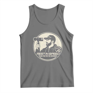 Rest In Speed Thank You For The Memories Tank Top Automotive Media Legend Memorial Tribute