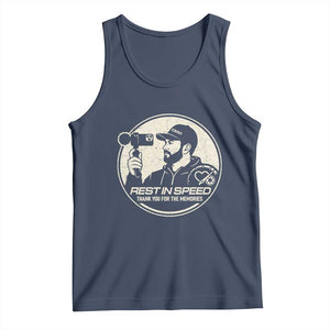 Rest In Speed Thank You For The Memories Tank Top Automotive Media Legend Memorial Tribute