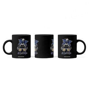 Lets Go Hockey Mom Coffee Mug Buffalo Messy Bun Sunglasses Sports Fan TS02 Print Your Wear