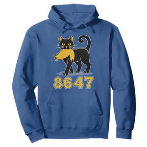 8647 Black Cat Golden Hair Prey Hoodie Funny Coded Political Satire TS02 Royal Blue Print Your Wear