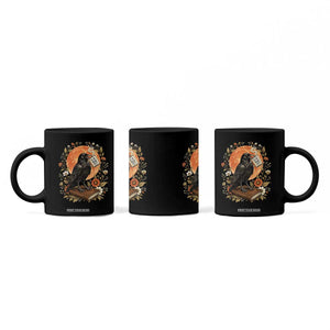 Is He Dead Yet Raven Drinking Coffee Coffee Mug Vintage Book Political Dark Humor TS02 Print Your Wear