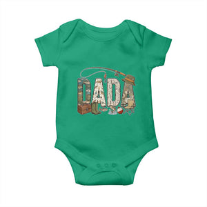 Best Fishing Dada Retro Vintage Outdoorsman Baby Onesie Bass Angler Dad Fisherman Fathers Day Gift for Men