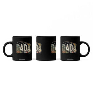 Best Fishing Dada Retro Vintage Outdoorsman Coffee Mug Bass Angler Dad Fisherman Fathers Day Gift for Men