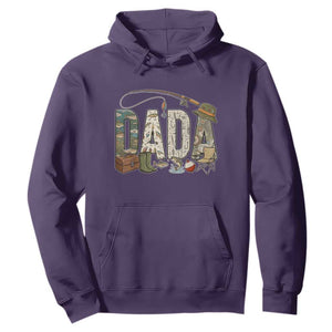 Best Fishing Dada Retro Vintage Outdoorsman Hoodie Bass Angler Dad Fisherman Fathers Day Gift for Men