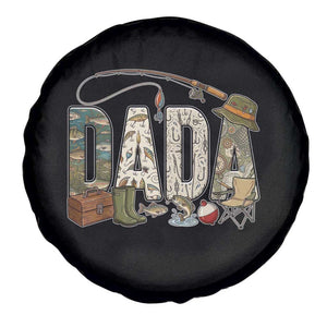 Best Fishing Dada Retro Vintage Outdoorsman Spare Tire Cover Bass Angler Dad Fisherman Fathers Day Gift for Men