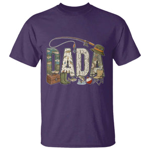 Best Fishing Dada Retro Vintage Outdoorsman T Shirt Bass Angler Dad Fisherman Fathers Day Gift for Men