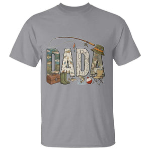 Best Fishing Dada Retro Vintage Outdoorsman T Shirt Bass Angler Dad Fisherman Fathers Day Gift for Men