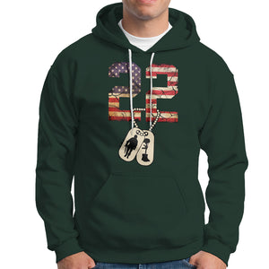Veteran PTSD Hoodie 22 Every Day American Flag Dog Tags Suicide Awareness TS02 Printyourwear