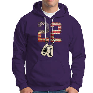 Veteran PTSD Hoodie 22 Every Day American Flag Dog Tags Suicide Awareness TS02 Printyourwear