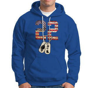 Veteran PTSD Hoodie 22 Every Day American Flag Dog Tags Suicide Awareness TS02 Printyourwear