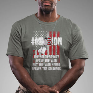 Veteran PTSD T Shirt Mission Save 22 Every Day American Flag Suicide Awareness TS02 Printyourwear