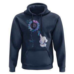 Stay Your Story Is Not Over Stay Suicide Prevention Awareness Hoodie TS02 Navy Print Your Wear
