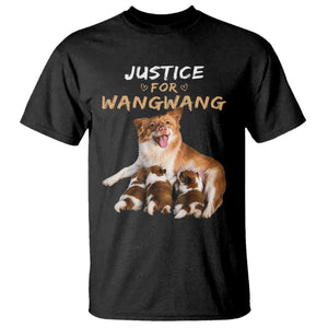Justice For Wangwang Mother Dog Newborn Puppies T Shirt Animal Rights Awareness Graphic TS02 Black Print Your Wear