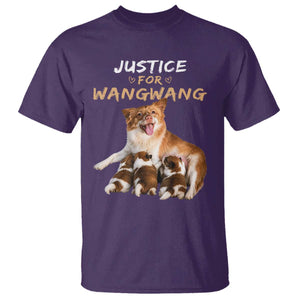 Justice For Wangwang Mother Dog Newborn Puppies T Shirt Animal Rights Awareness Graphic TS02 Purple Print Your Wear
