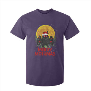 Mothman Christmas T Shirt For Kid Funny Merry Mothmas Cryptid Xmas Santa TS02 Purple Print Your Wear