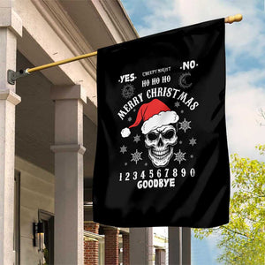 Dark Christmas Spirit Board Garden Flag Creepy Merry Xmas Skull and Ouija Horror Holiday TS02 Print Your Wear