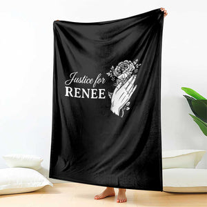Justice for Renee Throw Blanket Floral Rose Memorial Minneapolis Jane 8 2026 Tribute TS02 Print Your Wear