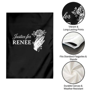 Justice for Renee Garden Flag Floral Rose Memorial Minneapolis Jane 8 2026 Tribute TS02 Print Your Wear