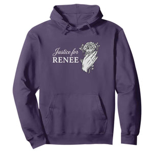 Justice for Renee Hoodie Floral Rose Memorial Minneapolis Jane 8 2026 Tribute TS02 Purple Print Your Wear