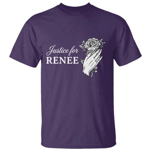 Justice for Renee T Shirt Floral Rose Memorial Minneapolis Jane 8 2026 Tribute TS02 Purple Print Your Wear