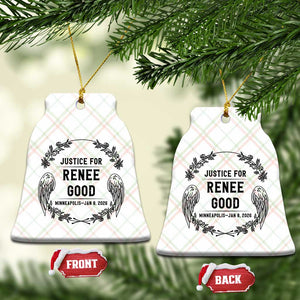 Justice for Renee Good Ceramic Ornament Minneapolis January 8 2026 Tribute Memorial Wreath TS02 Print Your Wear
