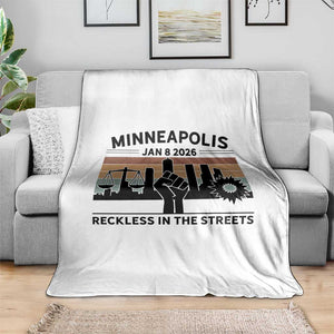 Minneapolis January 8 2026 Justice Movement Throw Blanket Reckless in the Streets Protest TS02 Print Your Wear