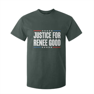 Justice for Renee Good Patriotic T Shirt For Kid Minneapolis Jan 8 2026 Memorial Tribute TS02 Dark Forest Green Print Your Wear